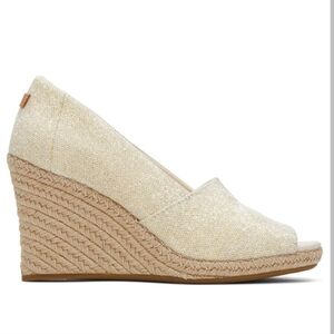 Toms Michelle Wedge Heel Size 9 NWOT